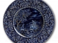 Trousseau grand plat cobalt